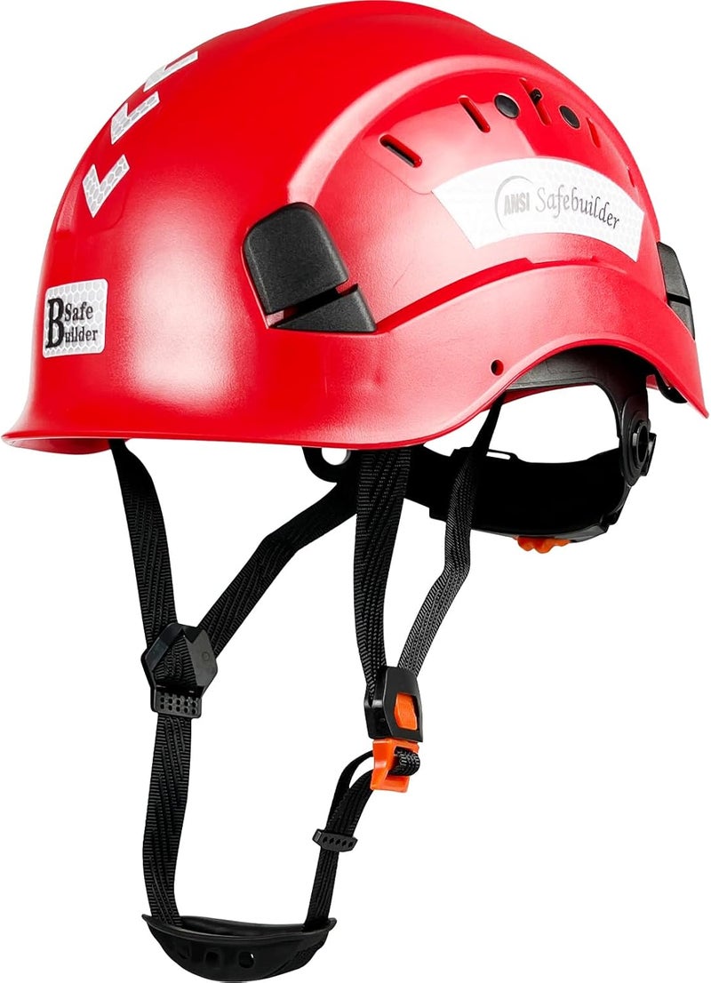 SAFEBUILDER Construction Safety Helmet ABS Hard Hat Adjustable Ventilation System Hardhats Industrial Work Head Protection for Men Certified ANSI/ISEA Z89.1 - Image 1